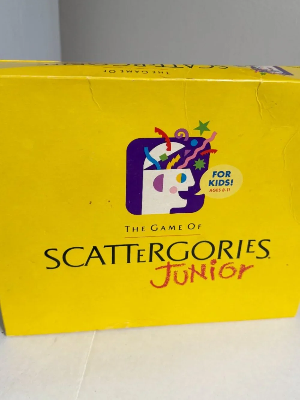 Scattergories Junior Milton Bradley 1989 Words Party Kids Family 8-11 Almost 100
